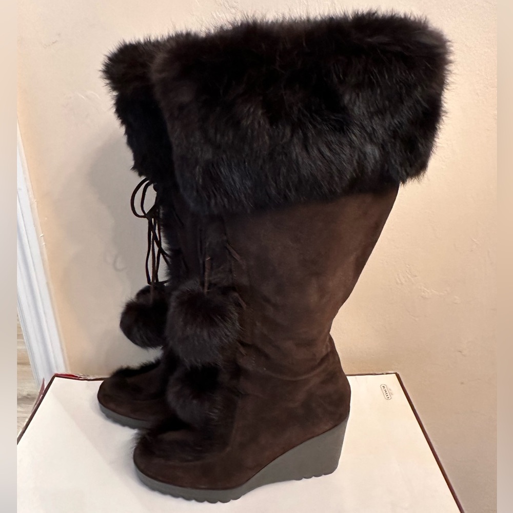 Coach Karita Suede Boots